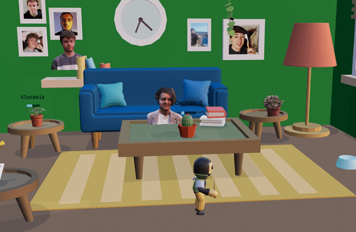 A picture of our 3D game.