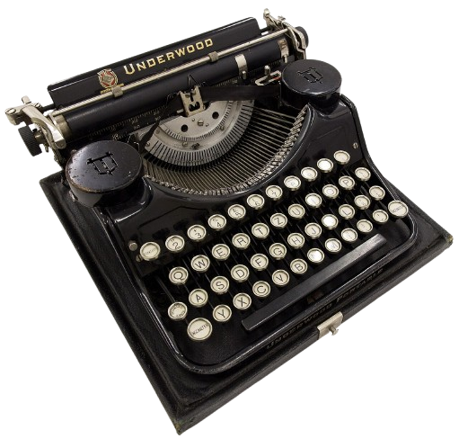 An old black typewriter. Source: https://commons.wikimedia.org/wiki/File:MEK_II-371.jpg